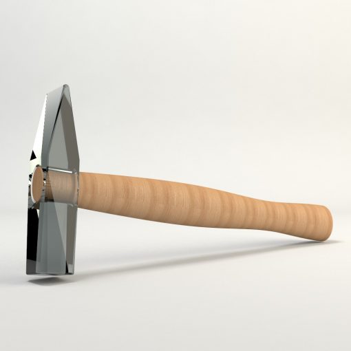 Gläserner Holzhammer