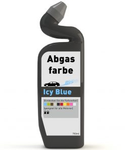 Abgasfarbe - Icy Blue