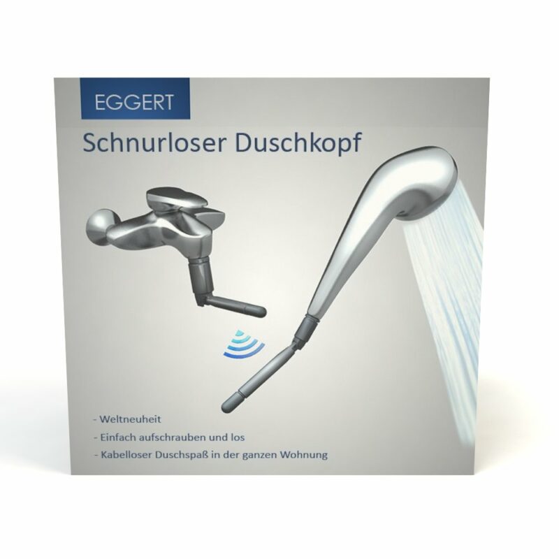 Schnurloser Duschkopf
