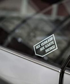 Aufkleber NIX KARTE MEINS!